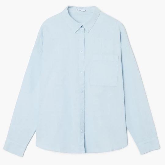 Zdjęcie produktu Cropp - Błękitna koszula oversize - błękitny