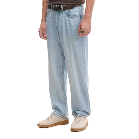 Zdjęcie produktu Cropp - Błękitne jeansy relaxed fit - niebieski