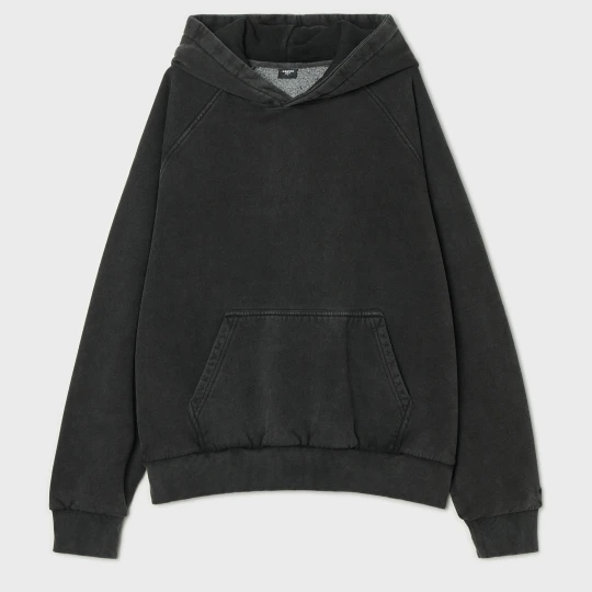 Zdjęcie produktu Cropp - Bluza hoodie z efektem sprania - czarny