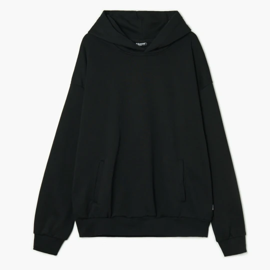 Zdjęcie produktu Cropp - Bluza hoodie z motywem skrzydeł - czarny