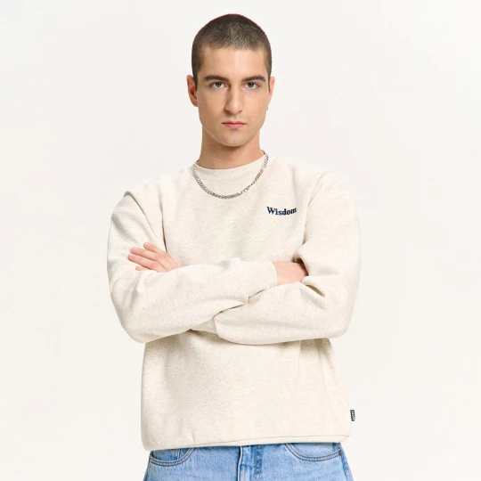 Zdjęcie produktu Cropp - Bluza z filozoficznym motywem - kremowy