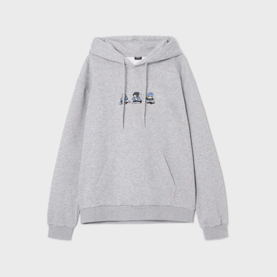 Zdjęcie produktu Cropp - Bluza z kapturem w skate stylu - jasny szary