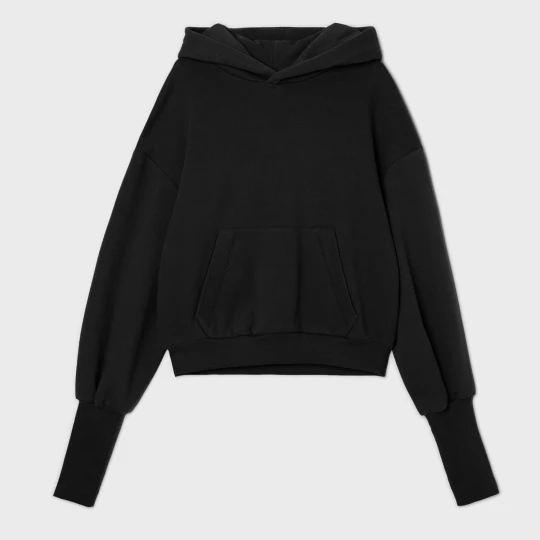 Zdjęcie produktu Cropp - Bluza z szerokimi ściągaczami przy rękawach - czarny