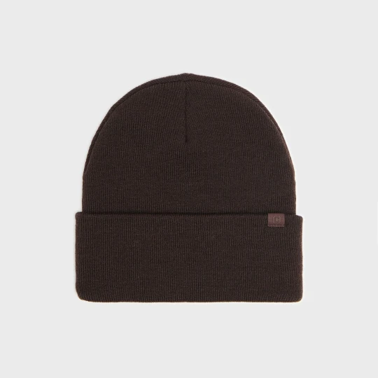 Zdjęcie produktu Cropp - Brązowa czapka beanie basic - brązowy