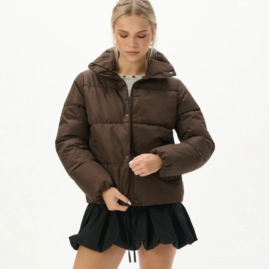 Zdjęcie produktu Cropp - Brązowa kurtka puffer - brązowy