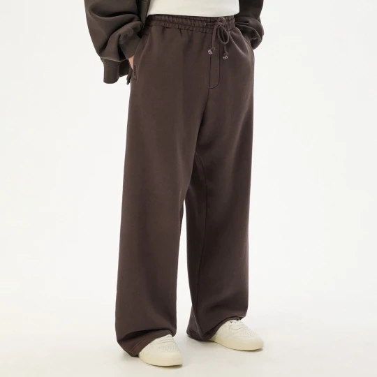 Zdjęcie produktu Cropp - Brązowe dresy wide leg - brązowy