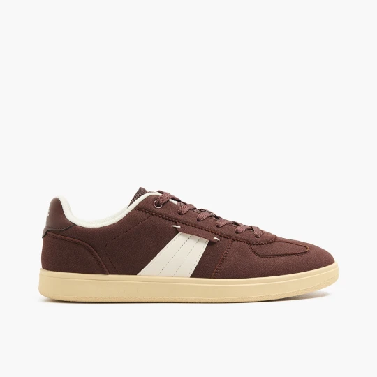 Zdjęcie produktu Cropp - Brązowe sneakersy z imitacji zamszu - brązowy