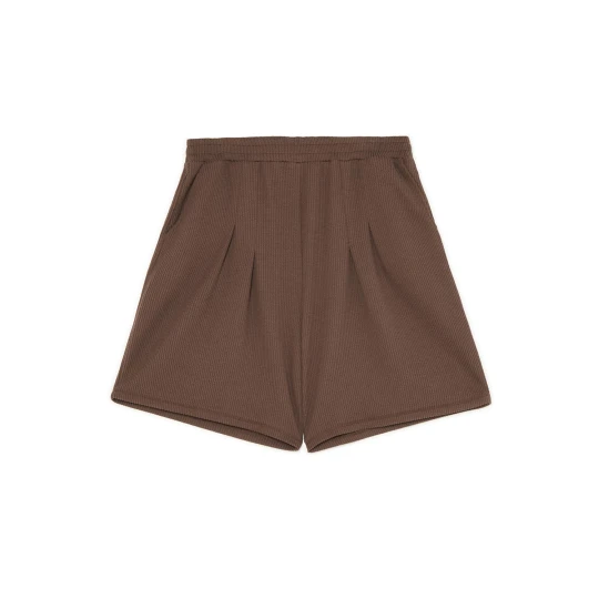 Zdjęcie produktu Cropp - Brązowe szorty z wiskozą - brązowy