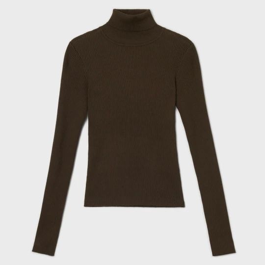 Zdjęcie produktu Cropp - Brązowy sweter z golfem - brązowy