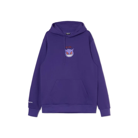 Zdjęcie produktu Cropp - Ciemnofioletowa bluza z kapturem Pokémon - purpurowy