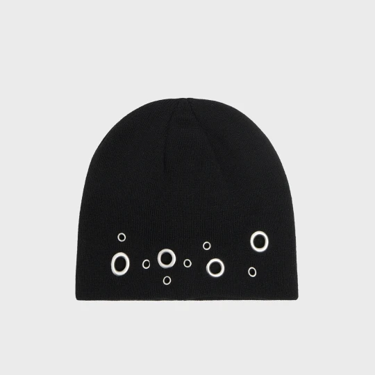 Zdjęcie produktu Cropp - Czapka beanie z metalowymi detalami - czarny