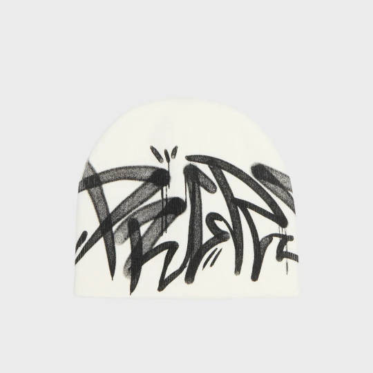 Zdjęcie produktu Cropp - Czapka beanie z motywem graffiti - biały