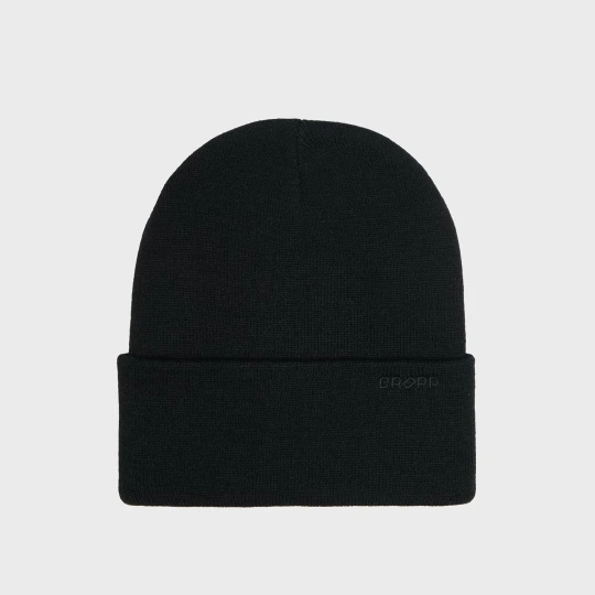 Zdjęcie produktu Cropp - Czapka beanie z szerokim podwinięciem - czarny
