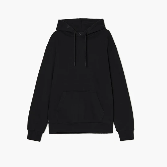 Zdjęcie produktu Cropp - Czarna bluza basic z kapturem - czarny