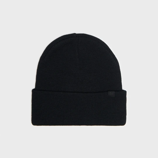 Zdjęcie produktu Cropp - Czarna czapka beanie basic - czarny