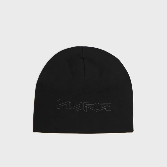 Zdjęcie produktu Cropp - Czarna czapka beanie basic z napisem - szary
