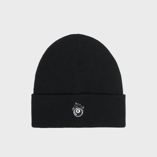 Zdjęcie produktu Cropp - Czarna czapka beanie z naszywką bili - czarny