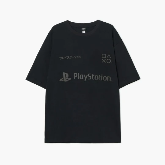 Zdjęcie produktu Cropp - Czarna koszulka Playstation - czarny