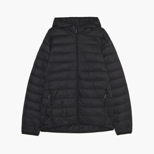 Zdjęcie produktu Cropp - Czarna kurtka puffer z kapturem - czarny