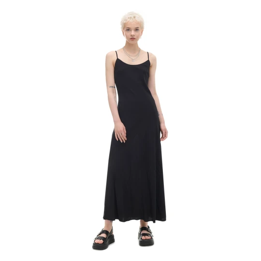 Zdjęcie produktu Cropp - Czarna sukienka maxi z wiskozy - czarny