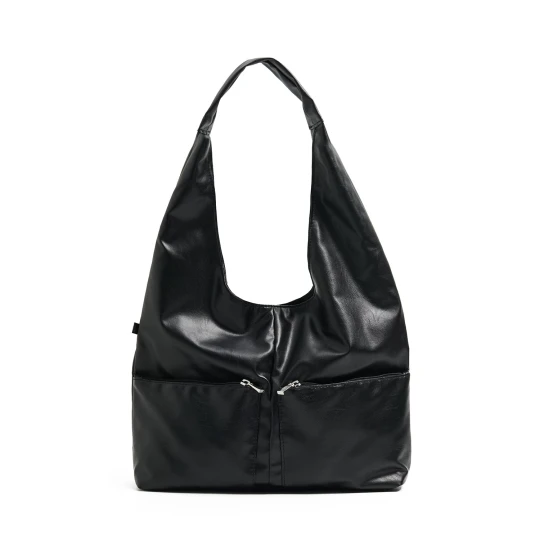 Zdjęcie produktu Cropp - Czarna torebka hobo - czarny