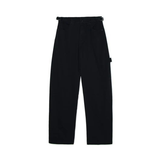 Zdjęcie produktu Cropp - Czarne bawełniane spodnie baggy - czarny