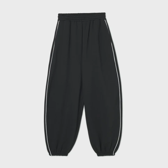 Zdjęcie produktu Cropp - Czarne dresowe joggery z lampasami - czarny