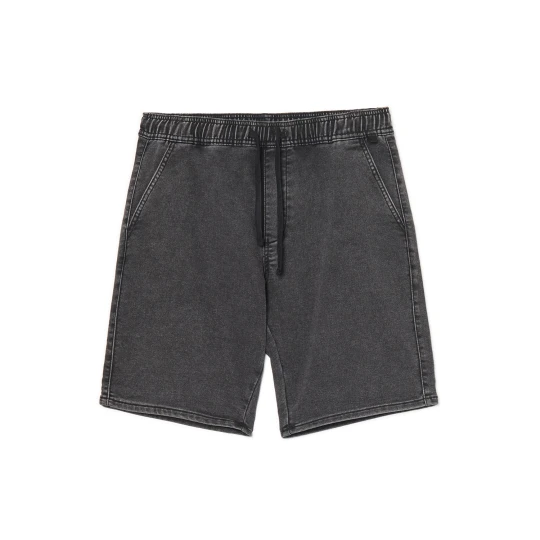 Zdjęcie produktu Cropp - Czarne jeansowe szorty z efektem sprania - czarny