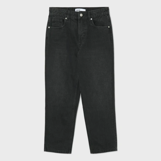 Zdjęcie produktu Cropp - Czarne jeansy mom PETITE - czarny