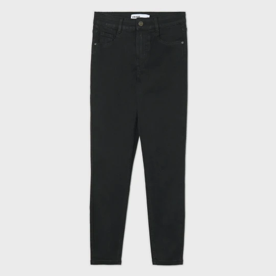 Zdjęcie produktu Cropp - Czarne jeansy skinny PETITE - czarny