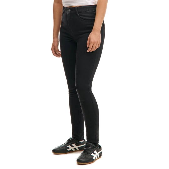Zdjęcie produktu Cropp - Czarne jeansy skinny z kieszeniami - czarny