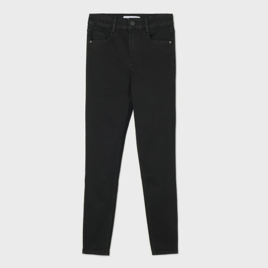 Zdjęcie produktu Cropp - Czarne jeansy skinny z kieszeniami - czarny