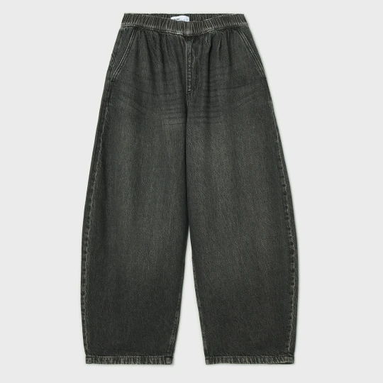 Zdjęcie produktu Cropp - Czarne jeansy wide jogger - czarny