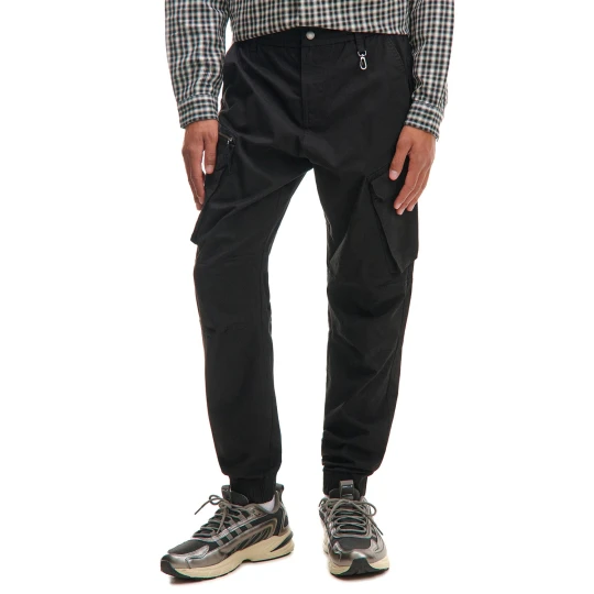 Zdjęcie produktu Cropp - Czarne joggery multicargo - czarny