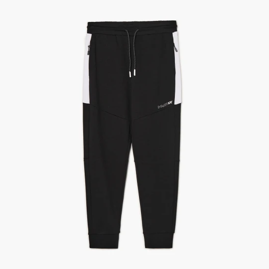 Zdjęcie produktu Cropp - Czarne joggery slim z kontrastowymi wstawkami - czarny