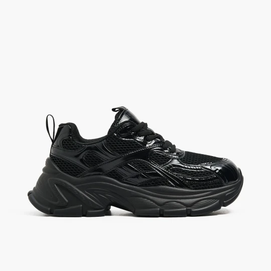Zdjęcie produktu Cropp - Czarne sneakersy chunky - czarny