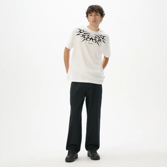 Zdjęcie produktu Cropp - Czarne spodnie baggy - czarny