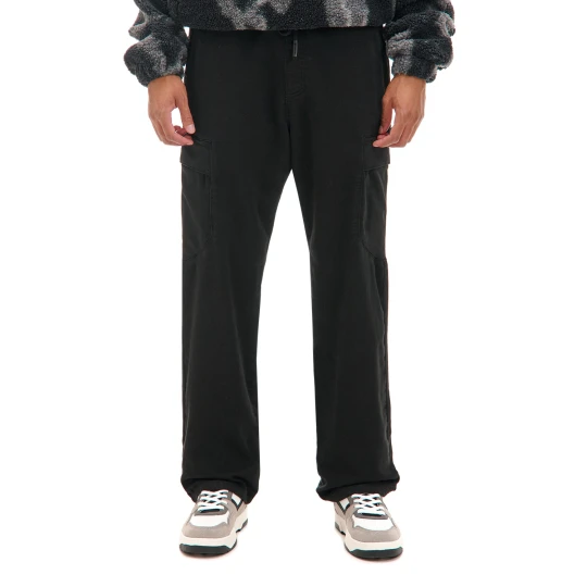 Zdjęcie produktu Cropp - Czarne spodnie jogger loose - czarny