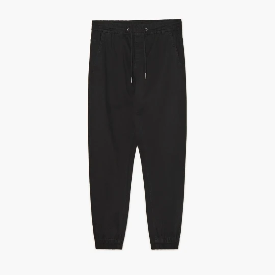 Zdjęcie produktu Cropp - Czarne spodnie slim jogger - czarny