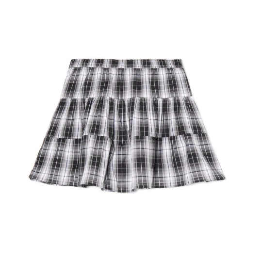 Zdjęcie produktu Cropp - Czarno-biała spódnica mini w kratę - czarny