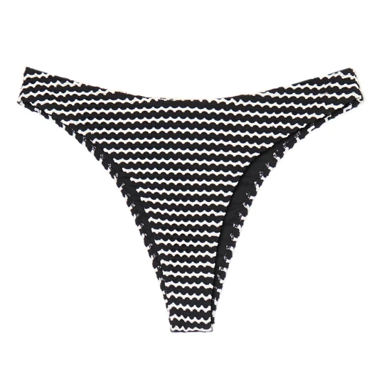 Zdjęcie produktu Cropp - Czarno-biały dół od bikini - czarny
