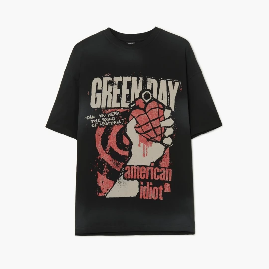 Zdjęcie produktu Cropp - Czarny T-shirt Green Day - czarny