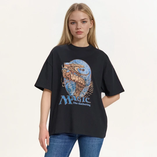 Zdjęcie produktu Cropp - Czarny T-shirt Magic: The Gathering - czarny