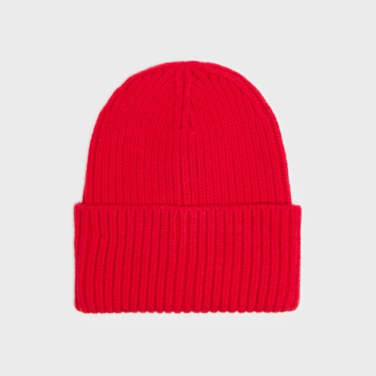 Zdjęcie produktu Cropp - Czerwona czapka beanie - czerwony