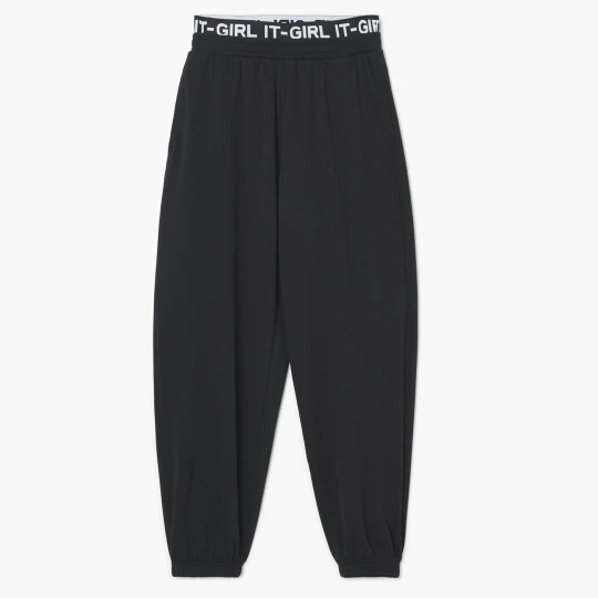 Zdjęcie produktu Cropp - Dresowe joggery z napisem w pasie - czarny