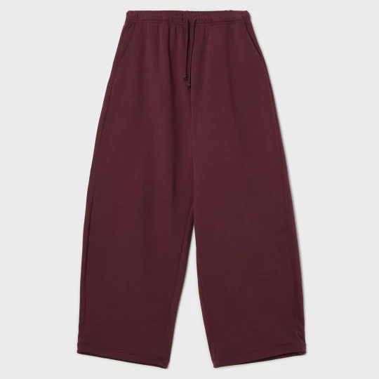 Zdjęcie produktu Cropp - Dresowe spodnie barrel fit PETITE - fioletowy