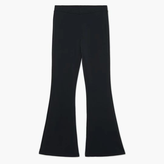 Zdjęcie produktu Cropp - Dresowe spodnie flare z modalem - czarny
