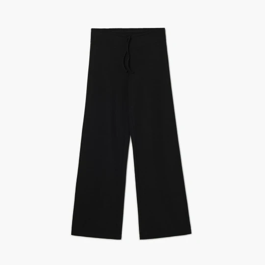 Zdjęcie produktu Cropp - Dresy wide leg z wysokim stanem - czarny
