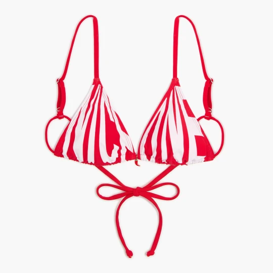 Zdjęcie produktu Cropp - Góra od bikini z regulacją i wiązaniem - czerwony