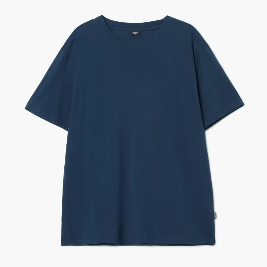 Zdjęcie produktu Cropp - Granatowa koszulka basic - granatowy